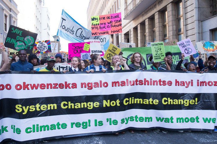 South African Youth Take To The Streets Over Climate Change | GroundUp